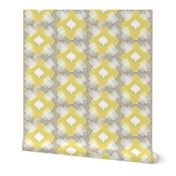 Ikat Plaid Square