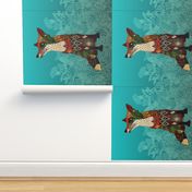 ice floral fox FQ panel