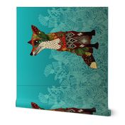 ice floral fox FQ panel
