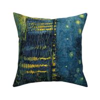 Starry Night Over the Rhone by Van Gogh, seamless repeat