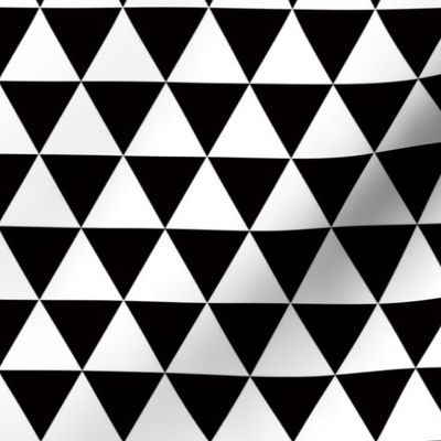 triangles black and white smaller scale