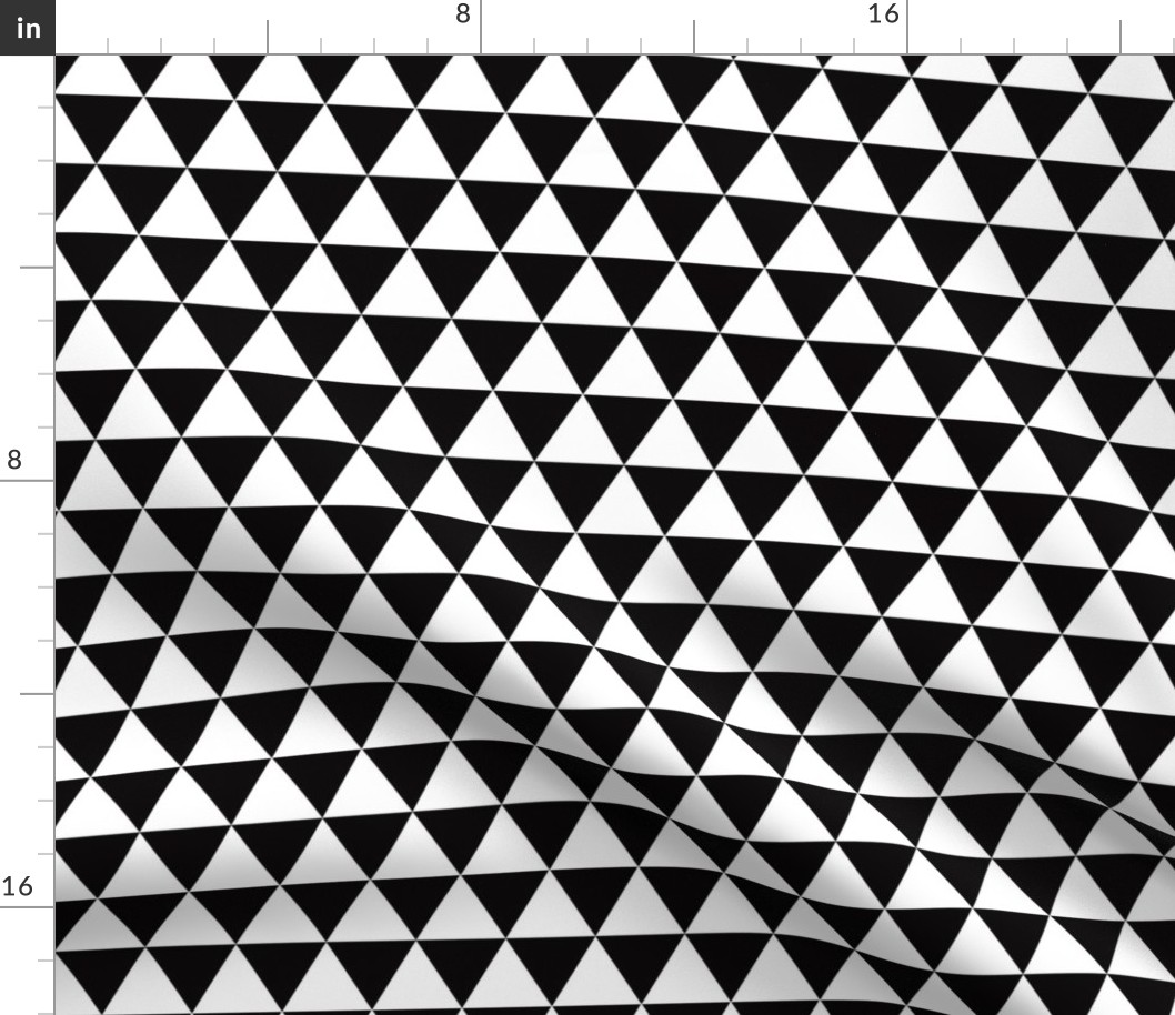 triangles black and white smaller scale