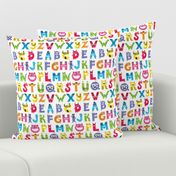 alphabet monster pattern