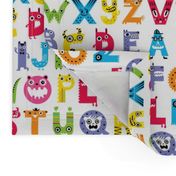 alphabet monster pattern