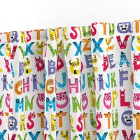 alphabet monster pattern