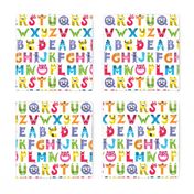 alphabet monster pattern