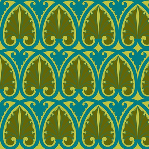 Art Nouveau21-blue/green