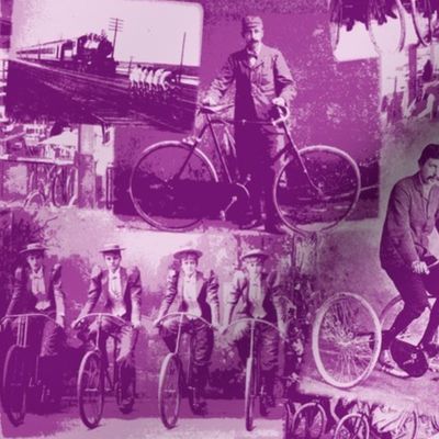 Victorian Bicycling: Medium Mauve (Purple)