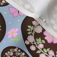 Sweet Eglantine on Chocolate Easter Eggs - Large Scale