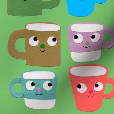 rainbow mugs