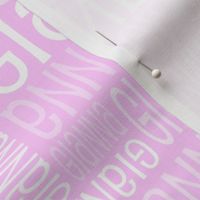 Personalised Name Fabric - Purple/Pink 3