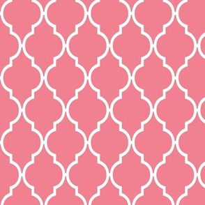 Coral Quatrefoil