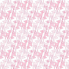 Two Way Pink Deer