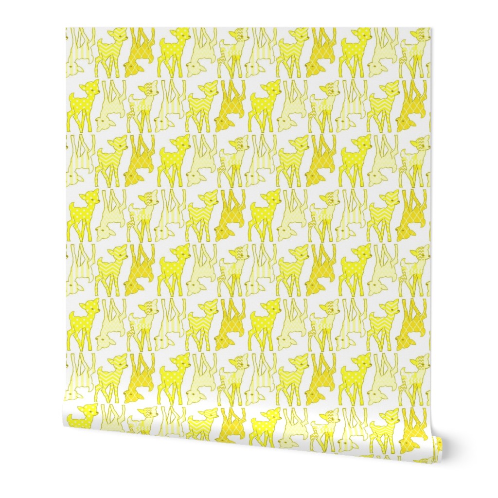 Two Way Lemon Zest Yellow Deer