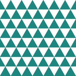 teal triangles