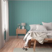 teal vintage pattern 2