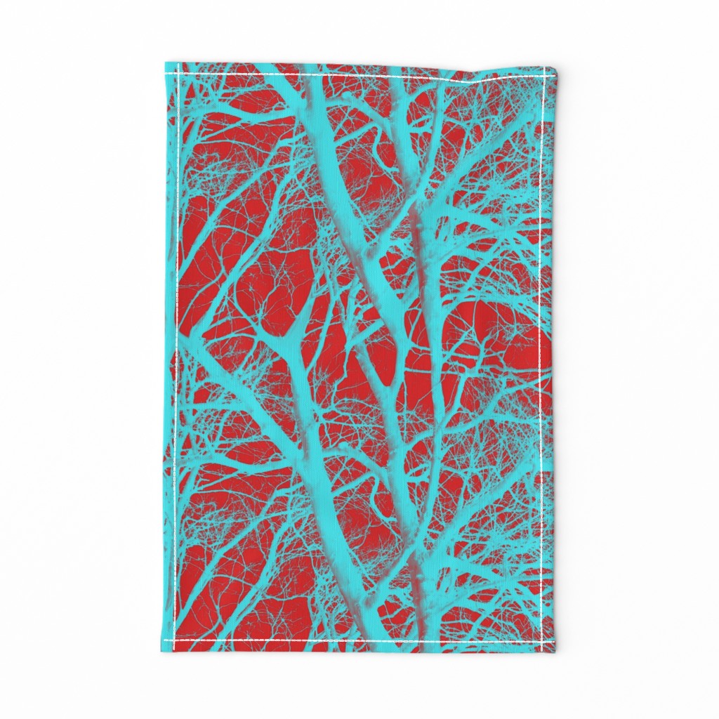 The Tree Lace ~ Red & Cyan