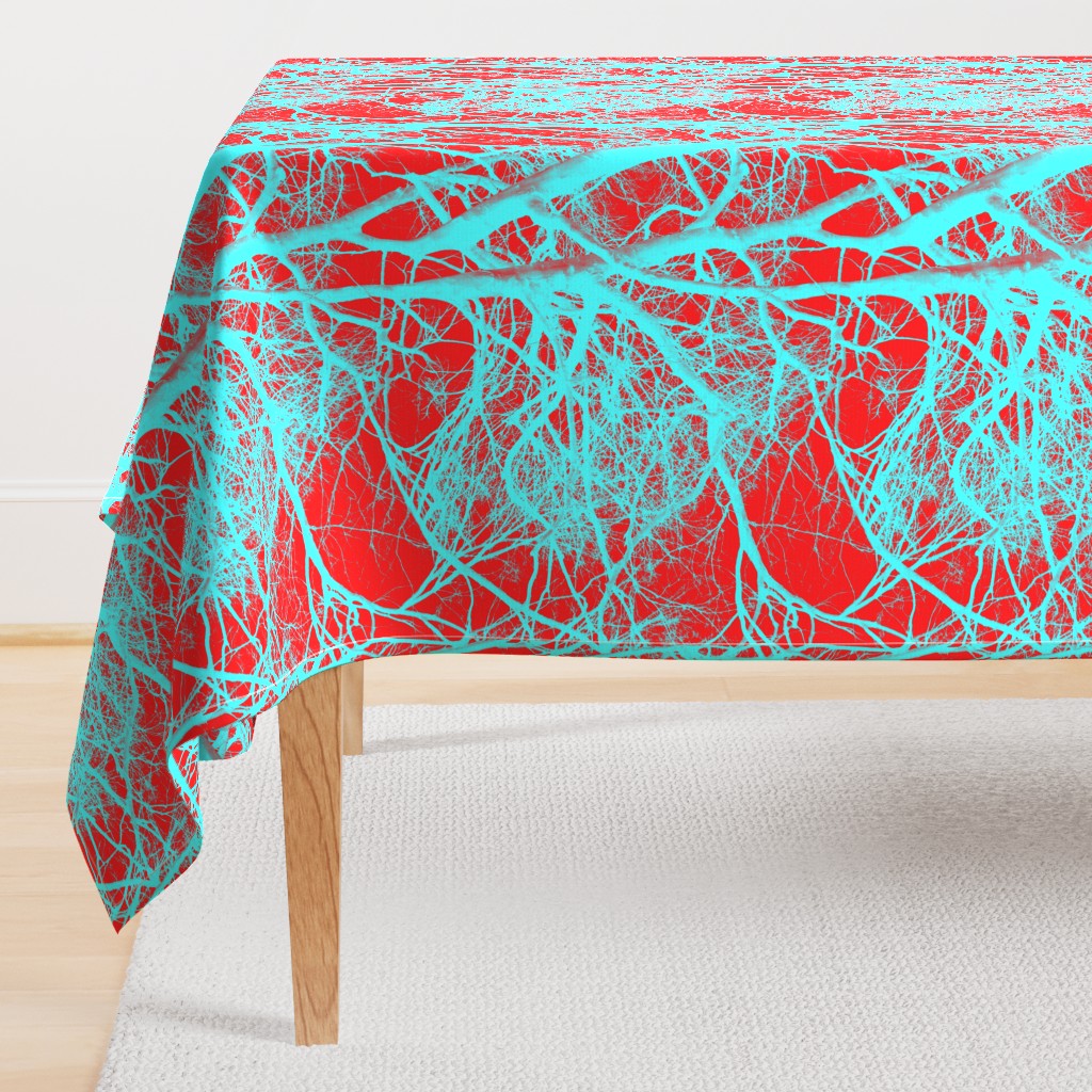 The Tree Lace ~ Red & Cyan