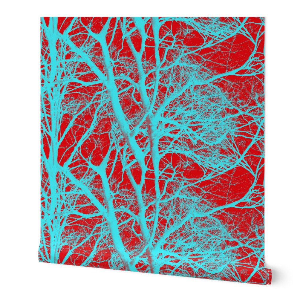 The Tree Lace ~ Red & Cyan
