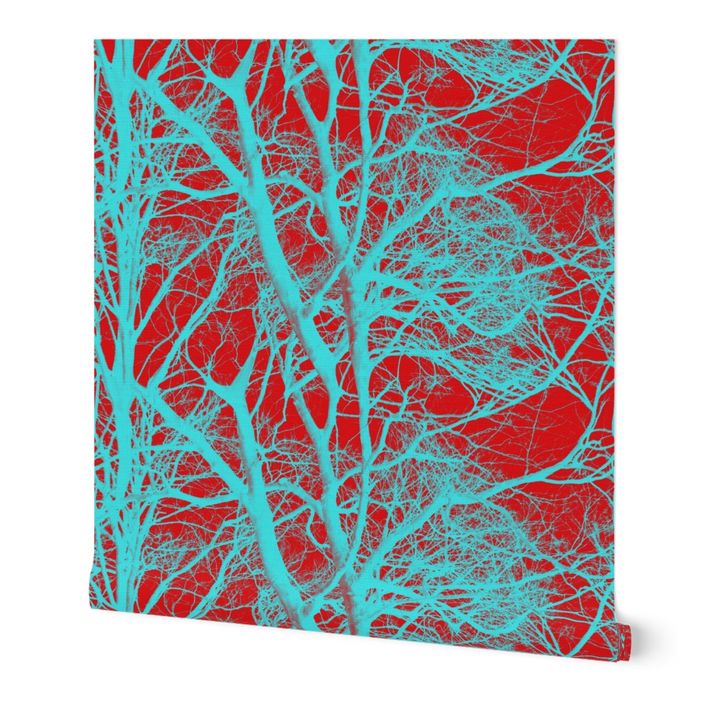 The Tree Lace ~ Red & Cyan