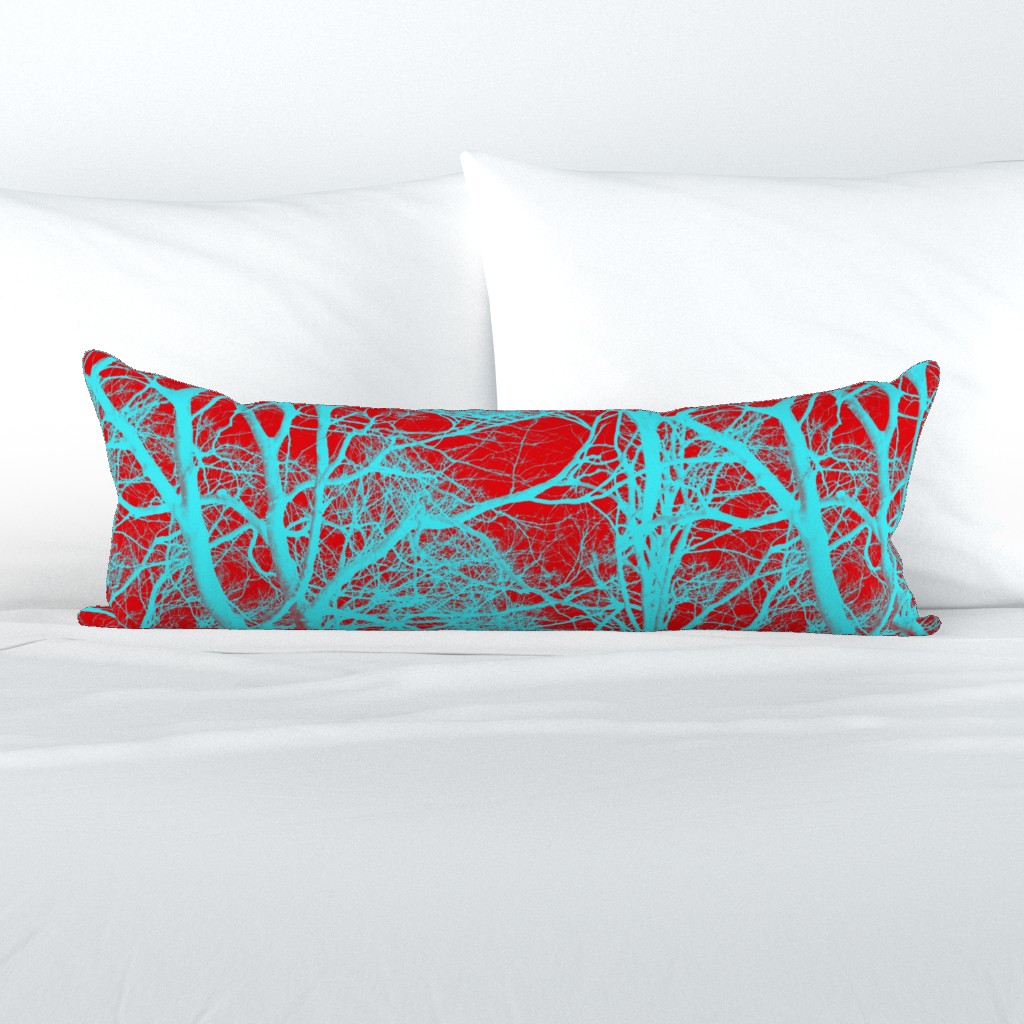 The Tree Lace ~ Red & Cyan