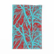 The Tree Lace ~ Red & Cyan