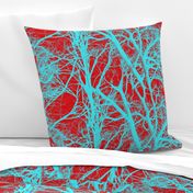 The Tree Lace ~ Red & Cyan