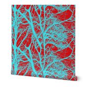 The Tree Lace ~ Red & Cyan