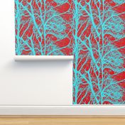 The Tree Lace ~ Red & Cyan