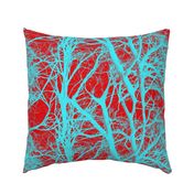 The Tree Lace ~ Red & Cyan