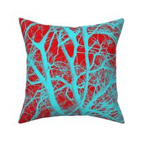 The Tree Lace ~ Red & Cyan