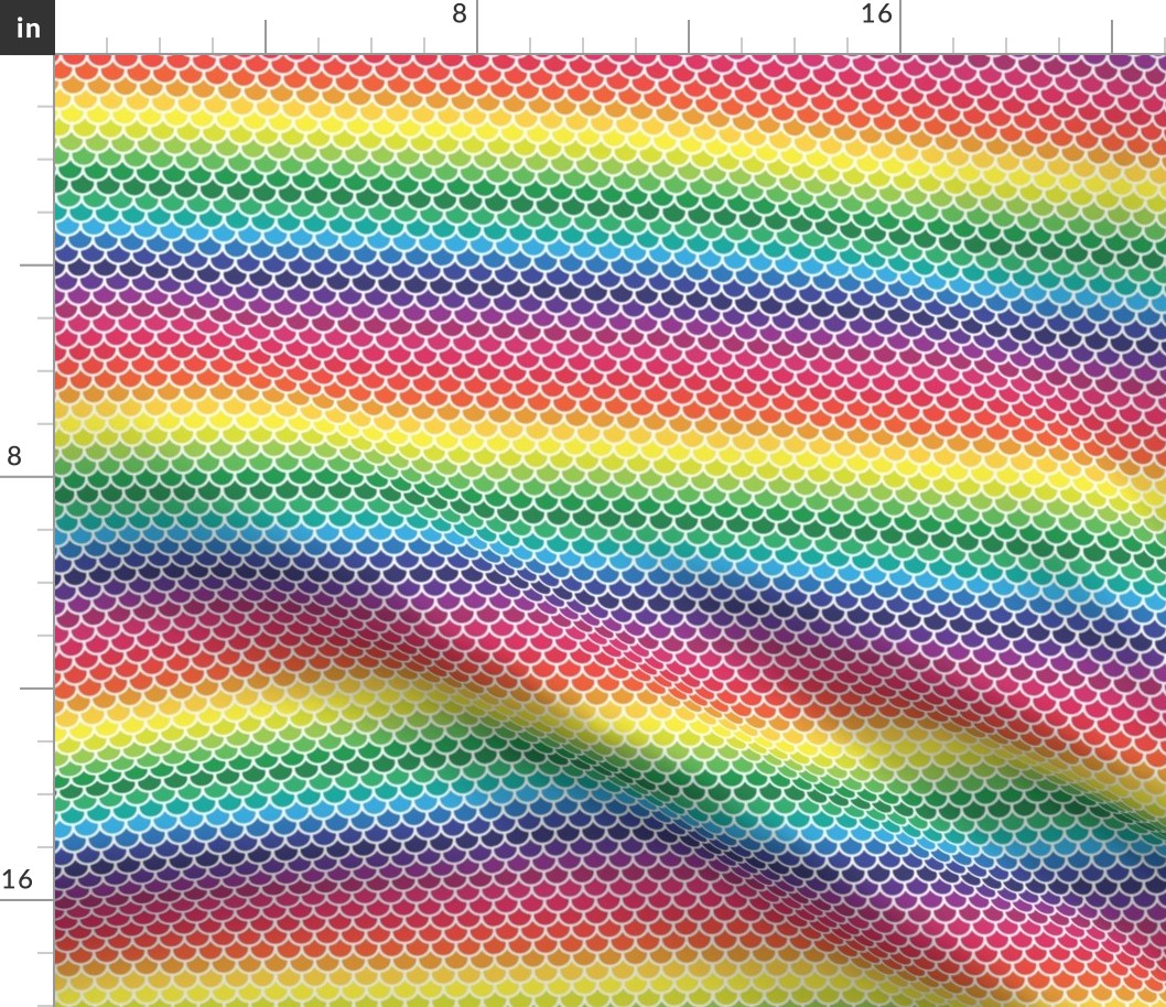 Mini Feather Scales in Rainbow
