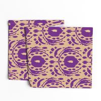 Ikat Flower - Purple