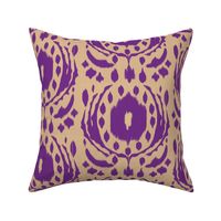 Ikat Flower - Purple