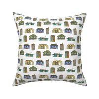 Little Houses - House Fabric 