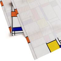 Piet Mondrian inspired line pattern