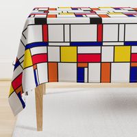 Piet Mondrian inspired line pattern