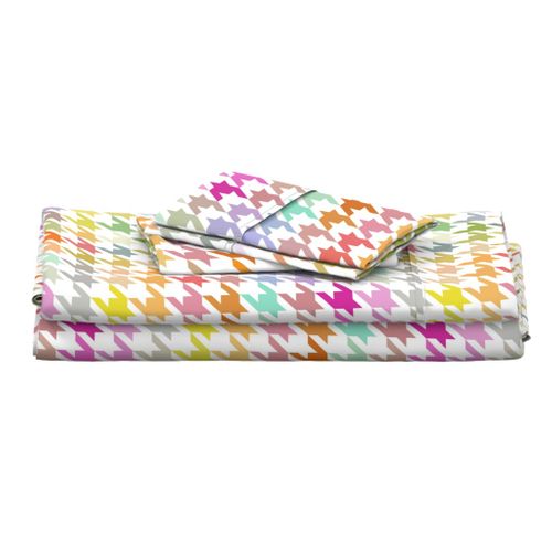 Colorful Hounds Tooth Pastelle