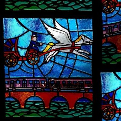 Pegasus Stained Glass 2