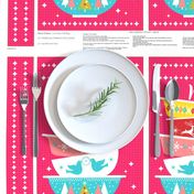 Holiday Gift Bag - Christmas Dishes