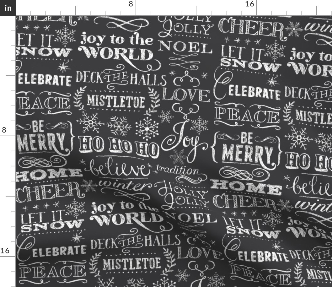 Christmas Sayings, Chalkboard