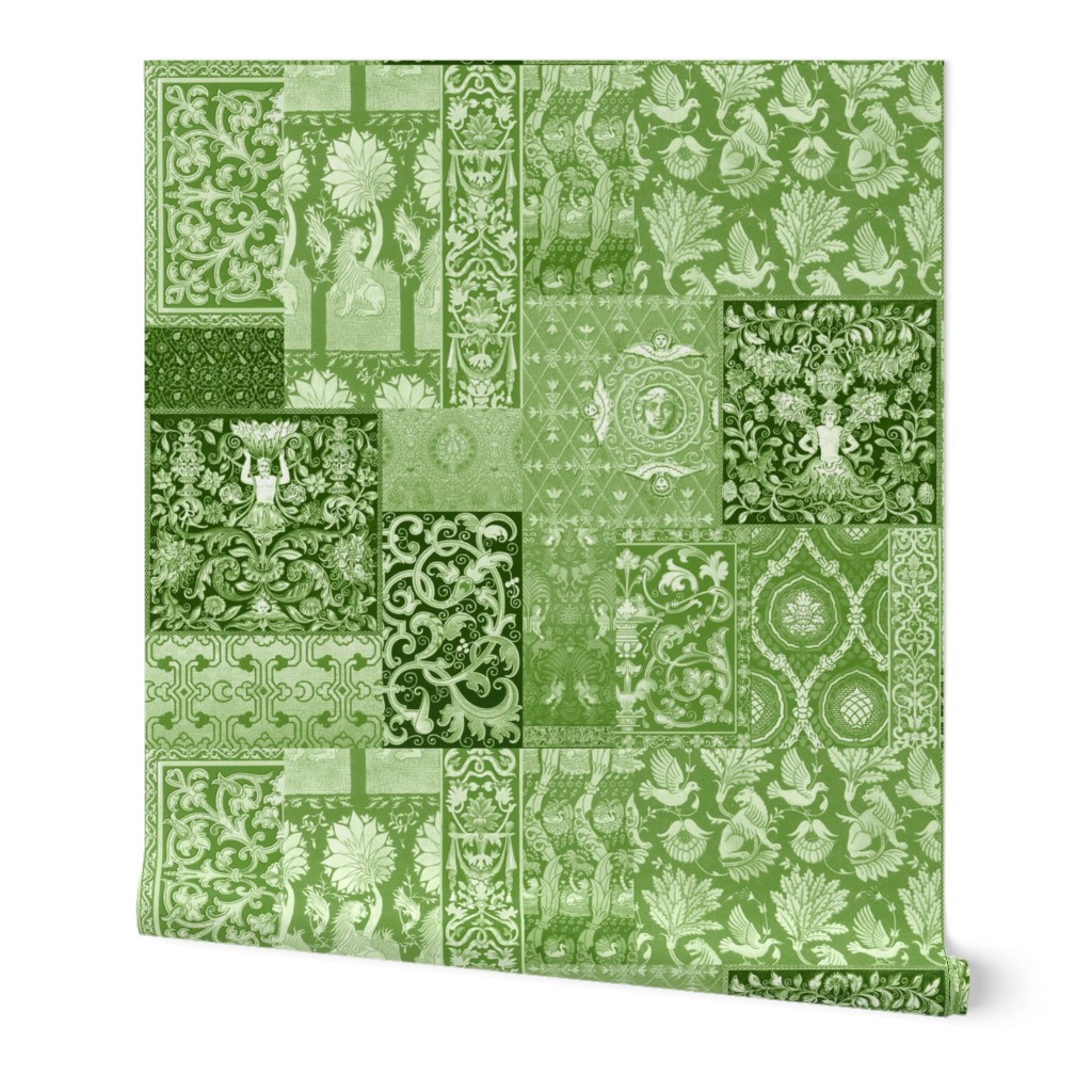 Henry VIII Was A Cheater ... Quilt ~ Moss Green