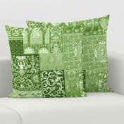 Henry VIII Was A Cheater ... Quilt ~ Moss Green