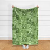 Henry VIII Was A Cheater ... Quilt ~ Moss Green