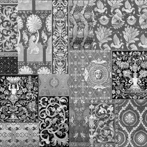 Henry VIII Was A Cheater ... Quilt ~ Black and White