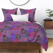 Henry VIII Was A Cheater ... Quilt ~ Magenta Psychedelic 