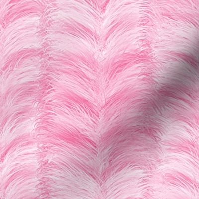 The Feathered Stripe ~ Pink