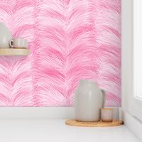 The Feathered Stripe ~ Pink