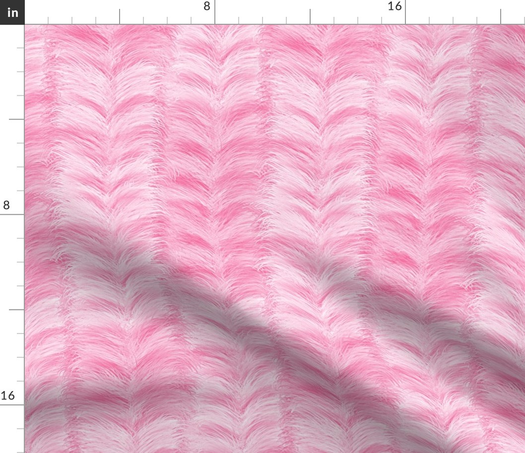 The Feathered Stripe ~ Pink