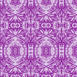 Purple Daze (a psychedelic retro sixties vine and scallop trip)